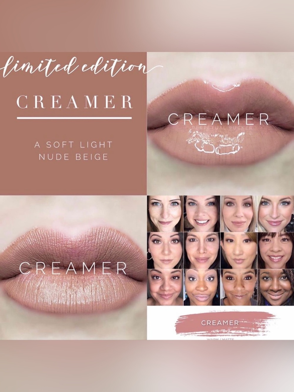 Creamer Nude Beige Lipstick - Women Makeup